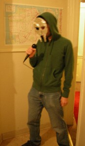 mikemfdoomhalloween2 My MF DOOM costume. Halloween 2007